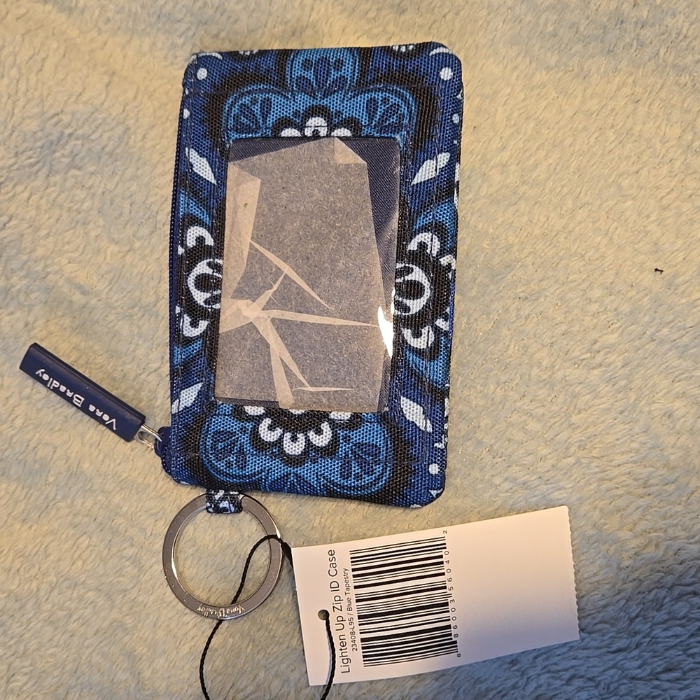 NWT Vera Bradley Floral Blue ID Case